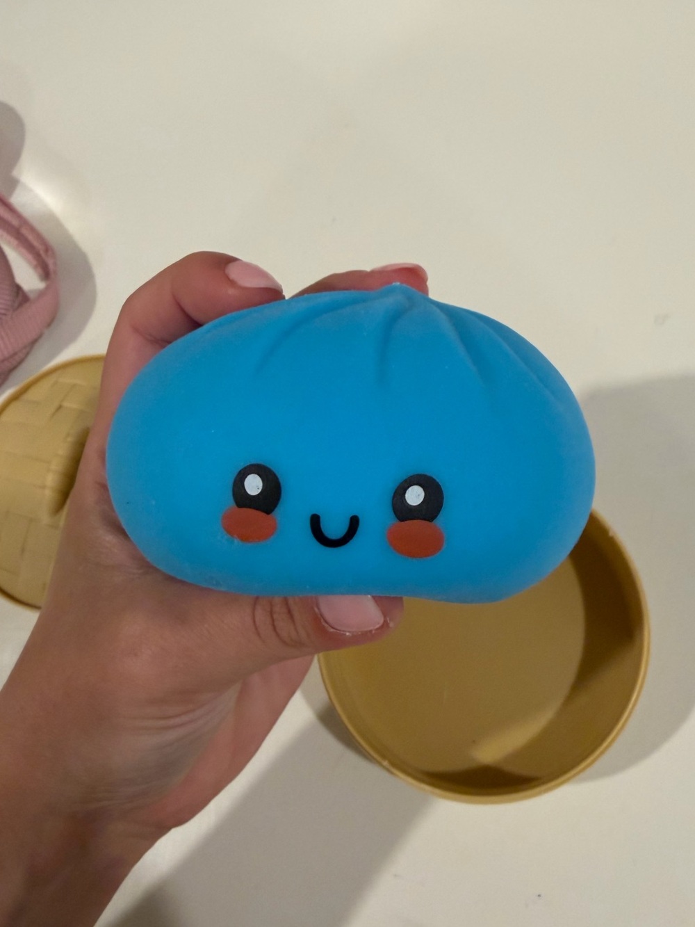 BaoBun Blue Squishy Dumpling Toy